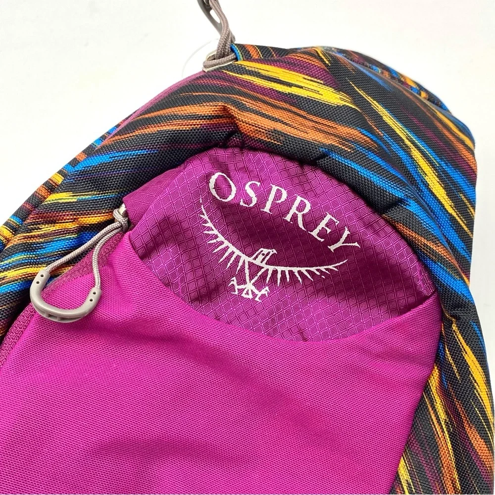 Osprey Colorful Magenta Pink Chest Crossbody Bag Daylite Sling Backpack Womens - Picture 2 of 6